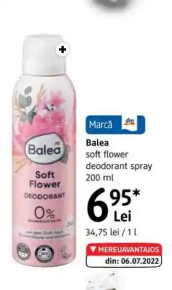 DM Balea soft flower deodorant spray Ofertă