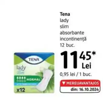 DM TENA lady slim absorbante incontinenţă Ofertă