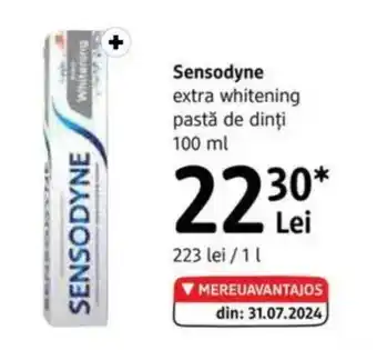 DM SENSODYNE extra whitening pastă de dinți Ofertă