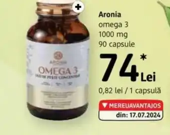 DM Aronia omega 3 Ofertă