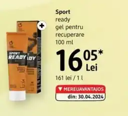 DM Sport ready gel pentru recuperare Ofertă