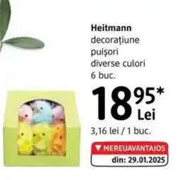 DM Heitmann decoraţiune puişori Ofertă