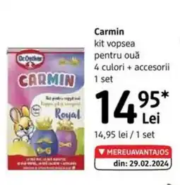 DM Carmin kit vopsea pentru ouǎ Ofertă