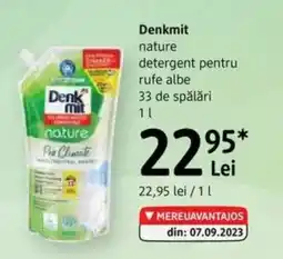 DM Denkmit nature detergent pentru rufe albe Ofertă