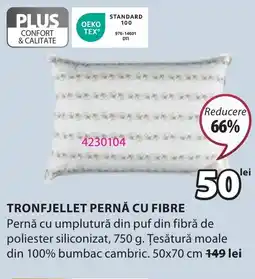 JYSK Tronfjellet pernă cu fibre Ofertă