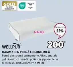 JYSK Hammaren Pernă ergonomică Ofertă