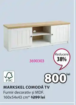 JYSK Markskel comodă Tv Ofertă