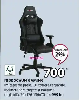 JYSK Nibe scaun gaming Ofertă