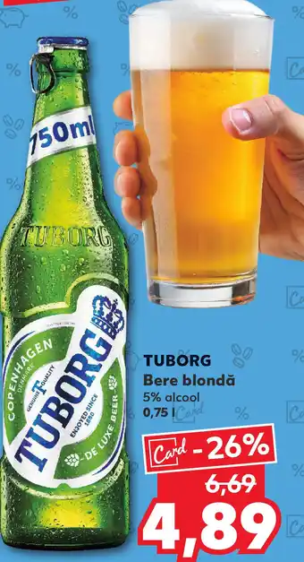 Kaufland TUBORG Bere blondă Ofertă