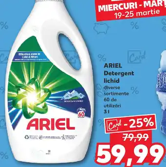 Kaufland ARIEL Detergent lichid Ofertă