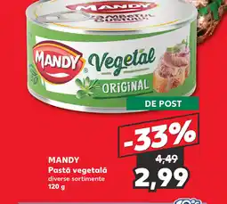 Kaufland MANDY Pastă vegetală Ofertă