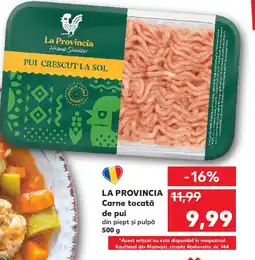 Kaufland LA PROVINCIA Carne tocată de pui Ofertă