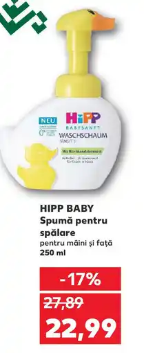 Kaufland HIPP BABY Spumă pentru spălare Ofertă