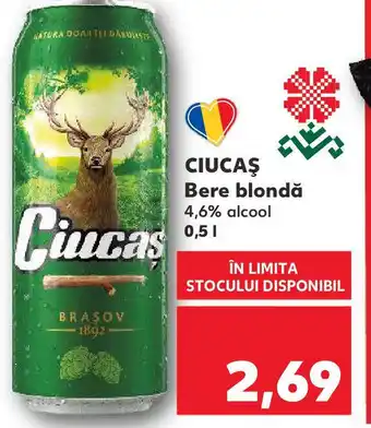 Kaufland CIUCAŞ Bere blondă Ofertă