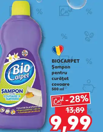 Kaufland BIOCARPET Şampon pentru curăţat covoare Ofertă