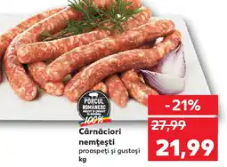 Kaufland Cârnăciori nemţeşti Ofertă