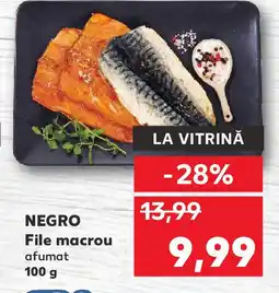 Kaufland NEGRO File macrou afumat Ofertă