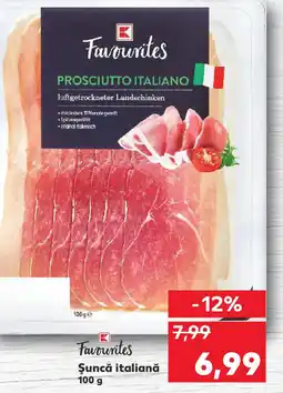 Kaufland Şuncă italiană Ofertă