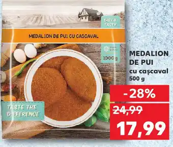 Kaufland MEDALION DE PUI cu caşcaval Ofertă