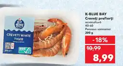 Kaufland K-BLUE BAY Creveţi prefierţi Ofertă