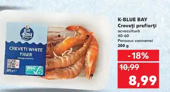 Kaufland K-BLUE BAY Creveţi prefierţi Ofertă