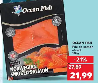 Kaufland OCEAN FISH File de somon afumat Ofertă