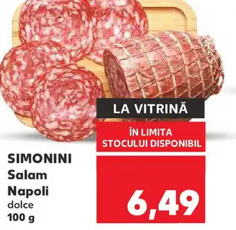 Kaufland SIMONINI Salam Napoli dolce Ofertă