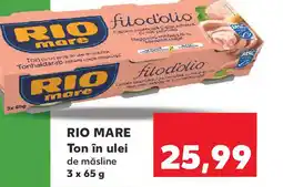 Kaufland RIO MARE Ton în ulei de măsline Ofertă