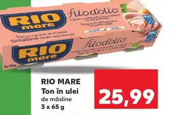 Kaufland RIO MARE Ton în ulei de măsline Ofertă