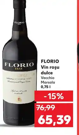 Kaufland FLORIO Vin roşu dulce Ofertă