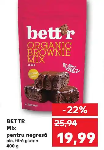 Kaufland BETTR Mix pentru negresǎ bio, fără gluten Ofertă