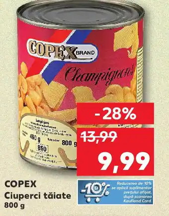 Kaufland COPEX Ciuperci tăiate Ofertă