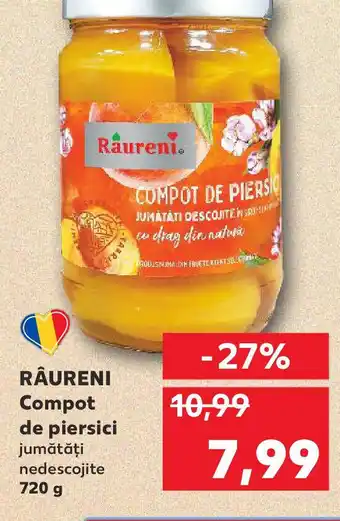 Kaufland RÂURENI Compot de piersici Ofertă