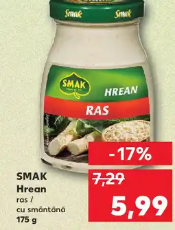 Kaufland SMAK Hrean ras / cu smântână Ofertă