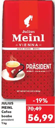 Kaufland JULIUS MEINL Cafea boabe Ofertă