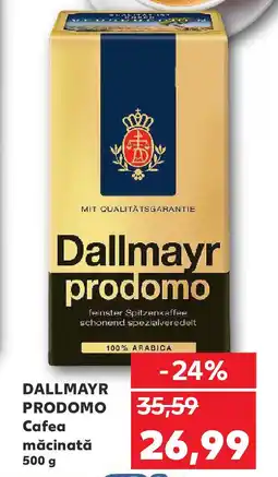 Kaufland DALLMAYR PRODOMO Cafea măcinată Ofertă