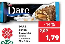 Kaufland DARE Baton Ciocolată Ofertă