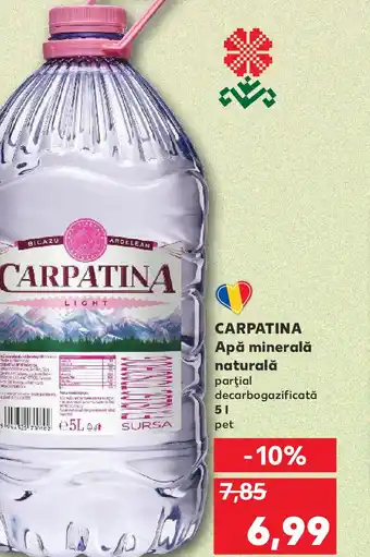 Kaufland CARPATINA Apă minerală naturală Ofertă