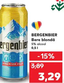 Kaufland BERGENBIER Bere blondă Ofertă