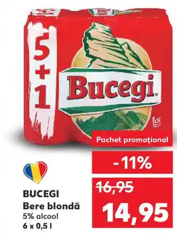 Kaufland BUCEGI Bere blondă Ofertă