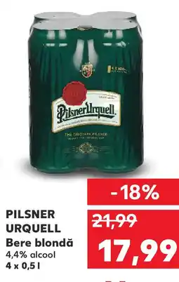 Kaufland PILSNER URQUELL Bere blondă Ofertă