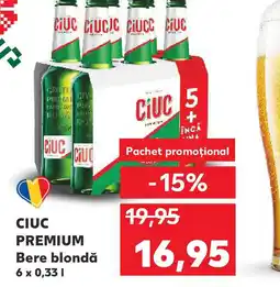 Kaufland CIUC PREMIUM Bere blondă Ofertă