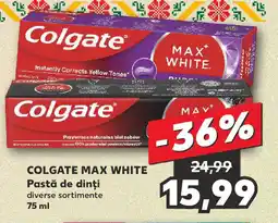 Kaufland COLGATE MAX WHITE Pastă de dinți Ofertă