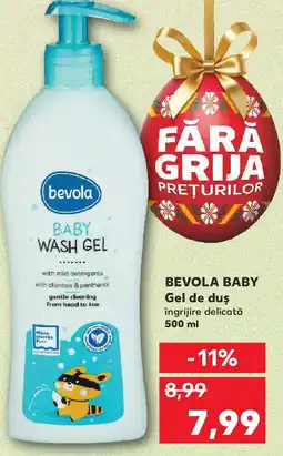 Kaufland BEVOLA BABY Gel de duş Ofertă