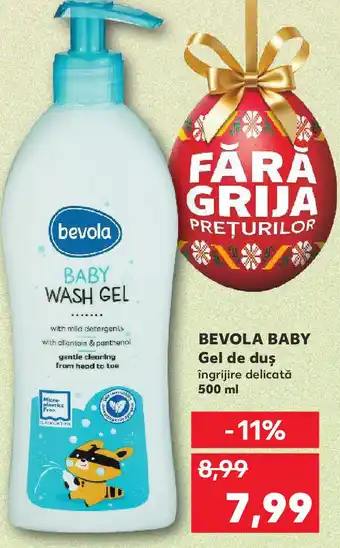 Kaufland BEVOLA BABY Gel de duş Ofertă