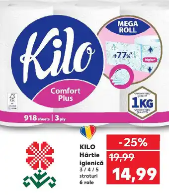 Kaufland KILO Hârtie igienică Ofertă