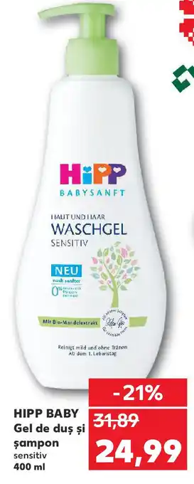 Kaufland HIPP BABY Gel de duş şi Șampon sensitiv Ofertă