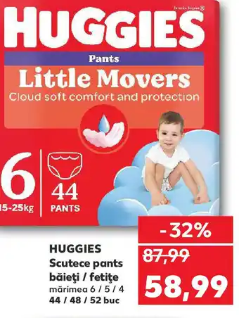 Kaufland HUGGIES Scutece pants băieţi / fetiţe Ofertă