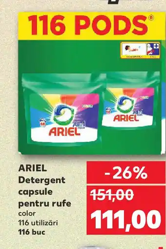 Kaufland ARIEL Detergent capsule pentru rufe Ofertă