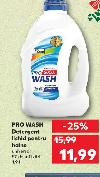 Kaufland PRO WASH Detergent lichid pentru haine Ofertă